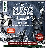 24 DAYS ESCAPE – Der Escape Room Adventskalender: Dracula und das Fest der Verfluchten. 24 verschlossene Rätselseiten, XXL-Poster mit Spezialeffekt. Das Escape Adventskalenderbuch