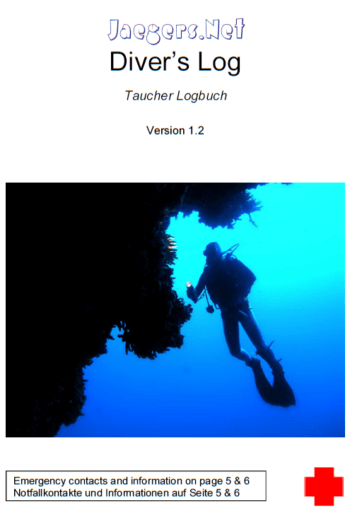 Jaegers.Net Diver's Log - Taucher Logbuch Version 1.2