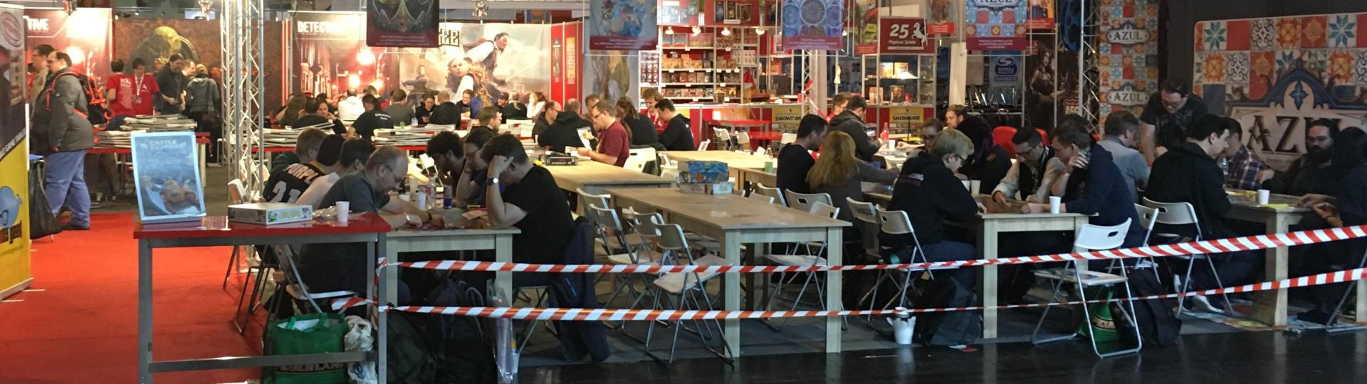 Read more about the article SPIEL ’18 – Pegasus Game Night (Mythos Tales, Azul, Heaven & Ale und Talisman)