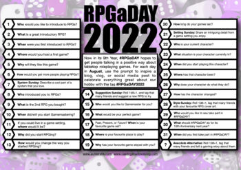 Read more about the article #RPG-a-DAY 2022 – Fragen 22 bis 28